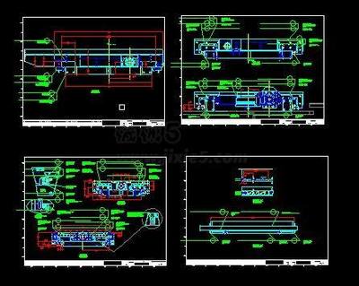 十字滑臺(tái)結(jié)構(gòu)套圖下載_機(jī)械圖紙 - 機(jī)械5