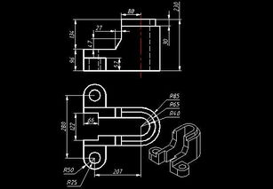 CAD機械零件制圖練習(xí)題