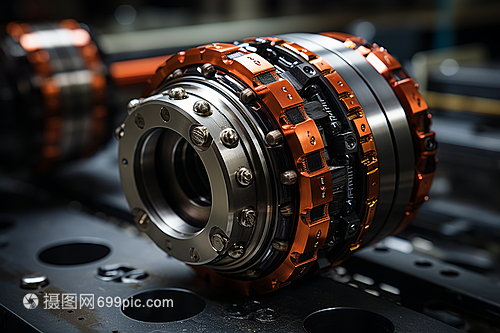 金屬的機器零件