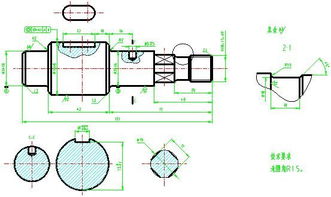 cad機械零件制圖練習題