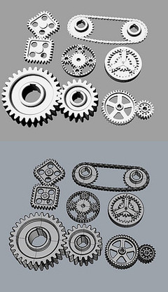 犀牛源文件齒輪