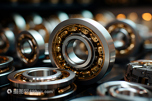 精細工藝的機械軸承